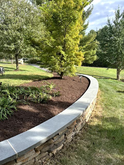 Professional landscaping work